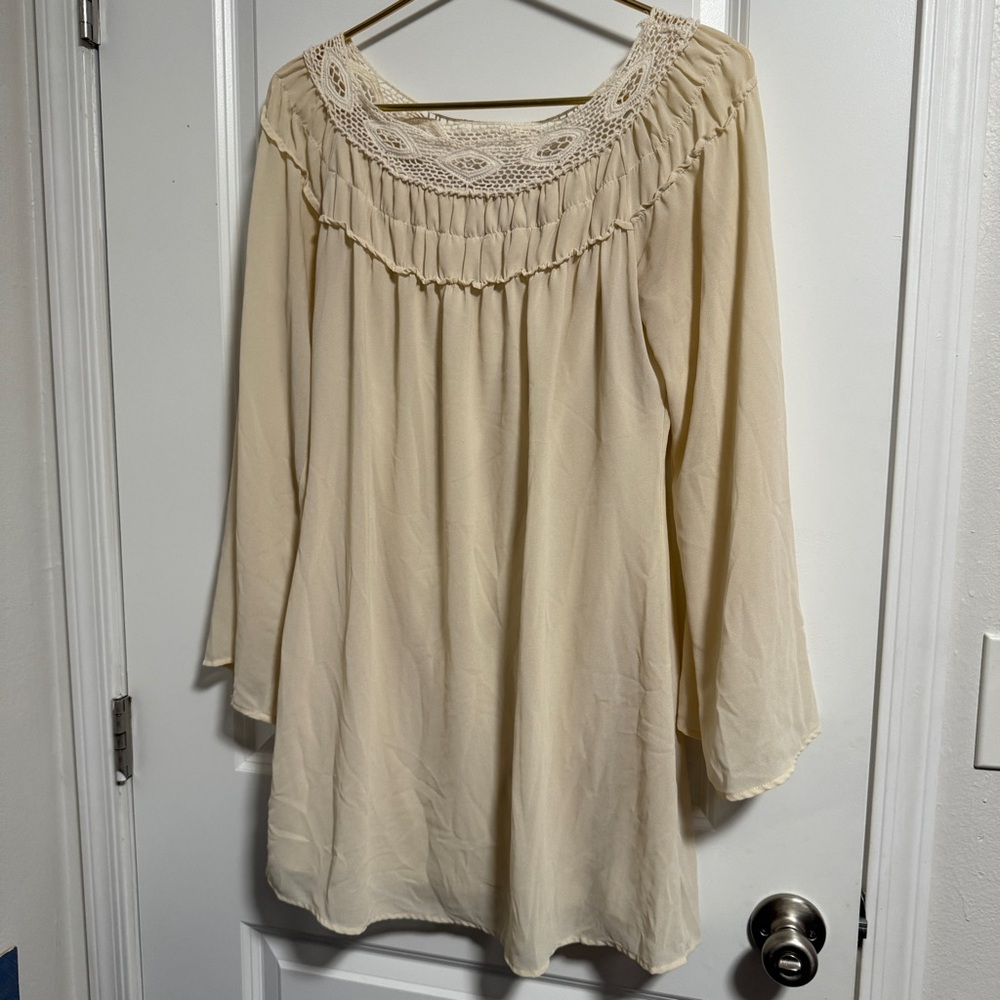 Boho style mini dress
